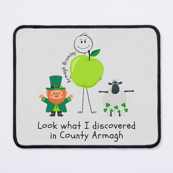 Item preview, Cartoon Look What I Discovered in County Armagh, Northern Ireland. designed and sold by MPC-Mince-Pies.