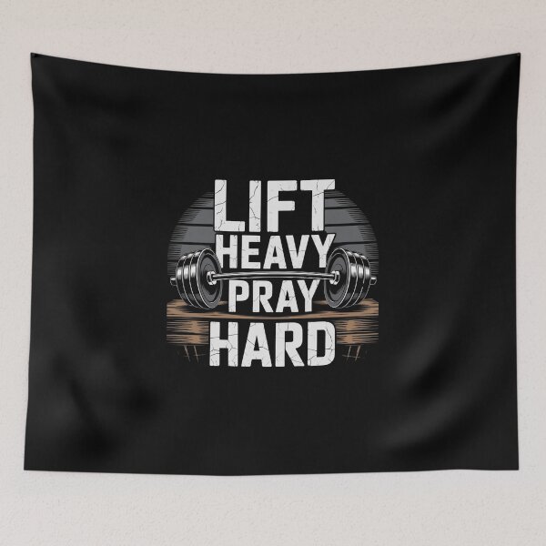 Item preview, Lift Heavy Pray Hard designed and sold by RobbyCreations.