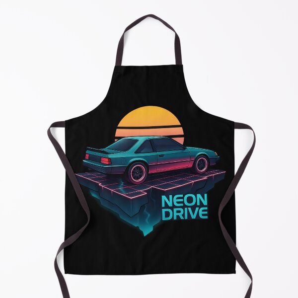 Item preview, Neon Drive Retro Sunset Car Art designed and sold by MysticArtisan.