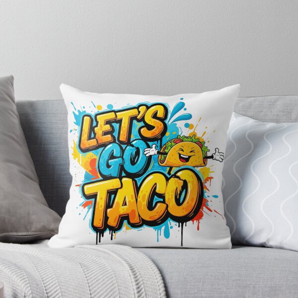 Item preview, Let’s Go Taco – Funny Mexican Food Pun designed and sold by j-2k.