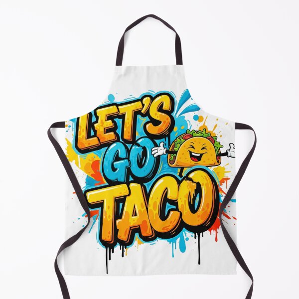 Item preview, Let’s Go Taco – Funny Mexican Food Pun designed and sold by j-2k.