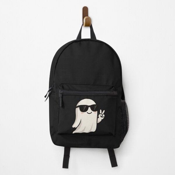Item preview, Chibi Ghost with Sunglasses and Peace Sign – Cute Cool Ghost Illustration designed and sold by ColorSplash123.