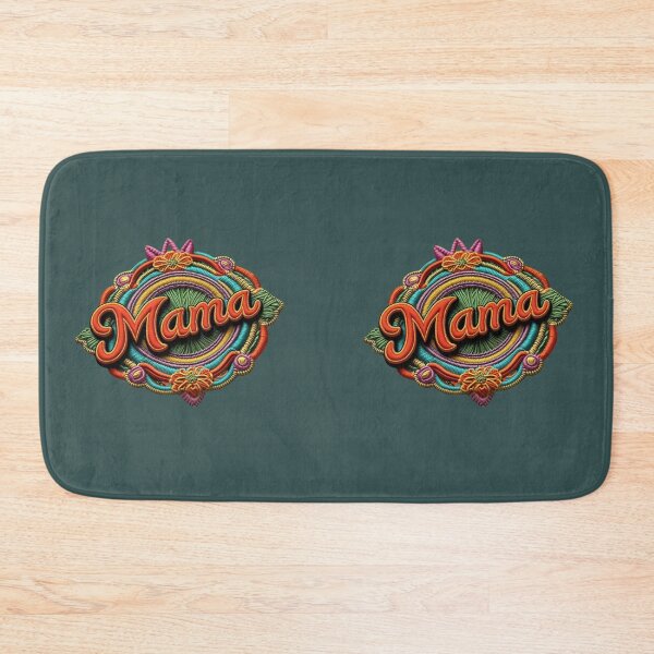 Item preview, Vibrant Embroidered Mama Floral Design  Colorful Artistic Artwork designed and sold by ArtDesignTp.