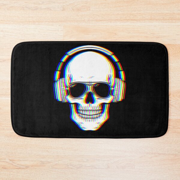 Item preview, Bass Drop Skull – Glitch to the Core designed and sold by Taans-Creation.