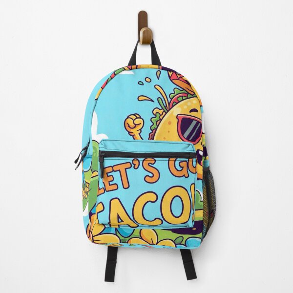 Item preview, Let’s Go Taco – Kawaii Taco Design for Food Lovers designed and sold by j-2k.