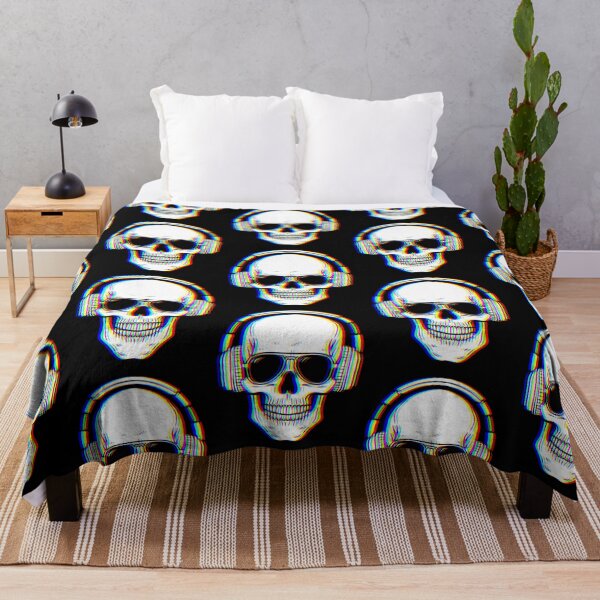 Item preview, Bass Drop Skull – Glitch to the Core designed and sold by Taans-Creation.