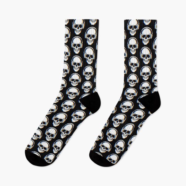 Item preview, Bass Drop Skull – Glitch to the Core designed and sold by Taans-Creation.