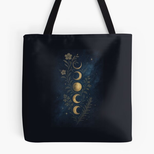Item preview, Phases of the Moon: Botanical Harmony designed and sold by Witty Moon.