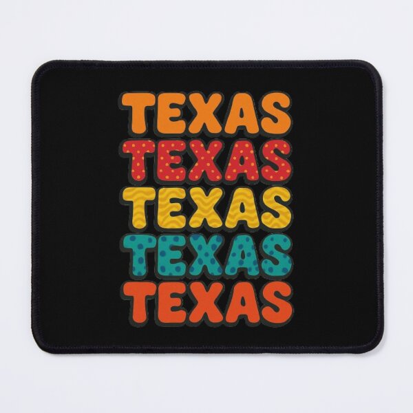 Item preview, Retro Texas Word Art – Colorful Bold State Pride Design designed and sold by Charisma Enigma.