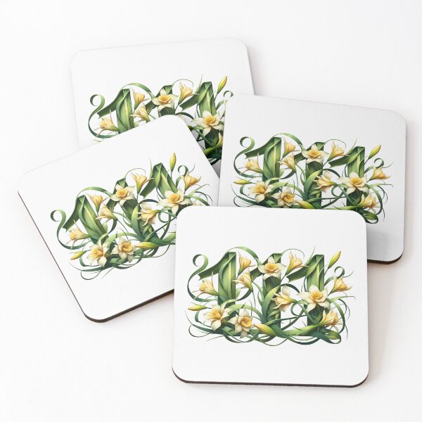 Item preview, Angel Number 111 – MANIFEST with Daffodils Flowers designed and sold by SolaoLab.