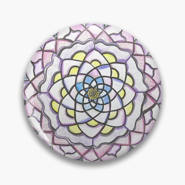 Item preview, Floral stained glass designed and sold by DancingMandalas.