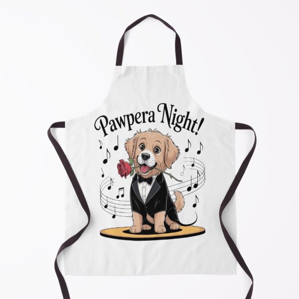 Item preview, Pawpera Night – Funny Opera Dog Illustration designed and sold by Petpixy.