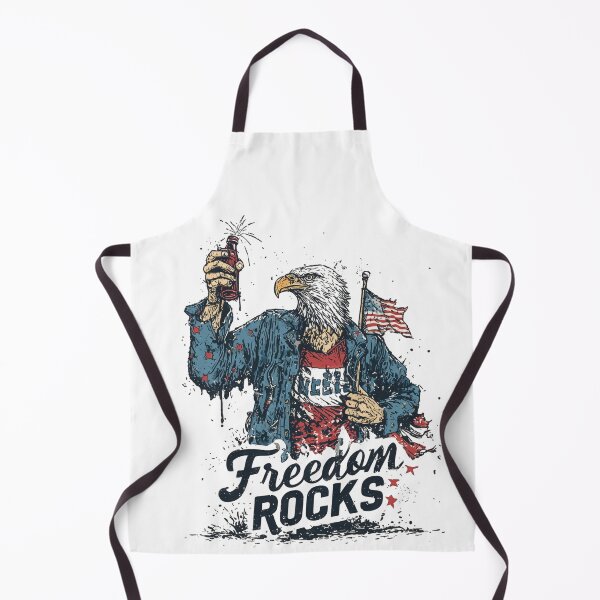 Item preview, Eagle with fireworks and flag, freedom rocks designed and sold by DadGenX.