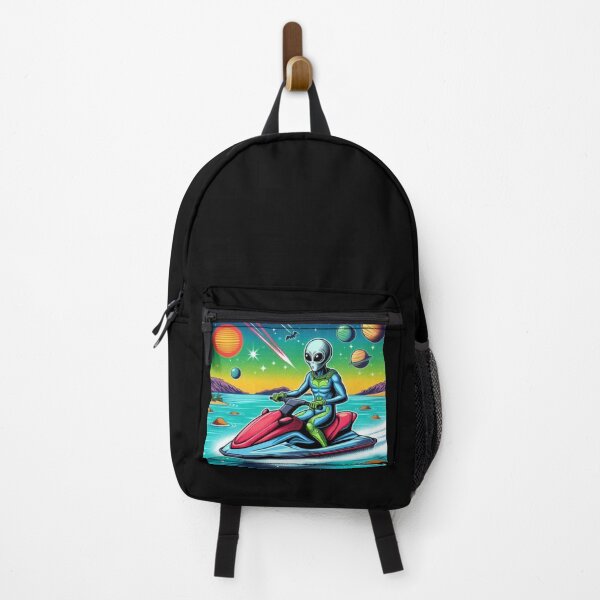 Item preview, an alien jet skiing in space designed and sold by Dogandesighn.