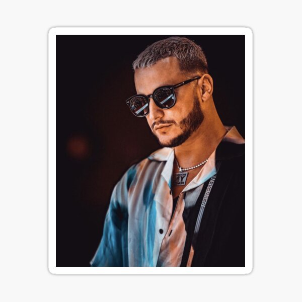 Item preview, DJ Snake photo shirt glasses chain designed and sold by Mauvais Genre.
