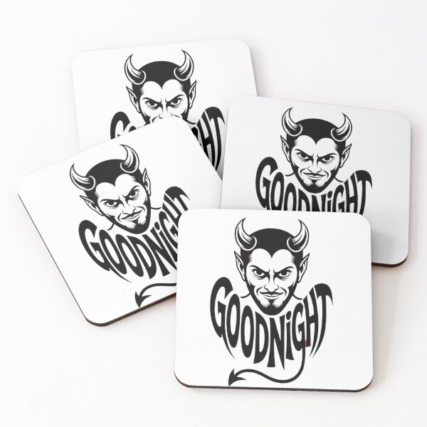 Item preview, Goodnight Devil – Creepy Horned Demon Design for Night Owls designed and sold by MOTAS Graphics .