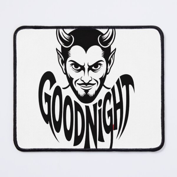 Item preview, Goodnight Devil – Creepy Horned Demon Design for Night Owls designed and sold by MOTAS FASHION .