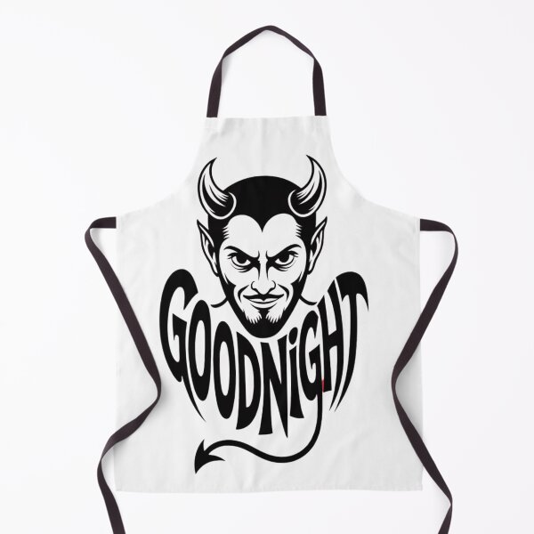 Item preview, Goodnight Devil – Creepy Horned Demon Design for Night Owls designed and sold by MOTAS Graphics .