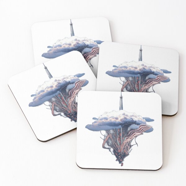 Item preview, A Dreamlike American City Above the Clouds designed and sold by shahinsy.