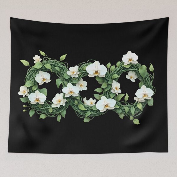 Item preview, Angel Number 000 – BEGIN with White Orchid Flowers designed and sold by SolaoLab.