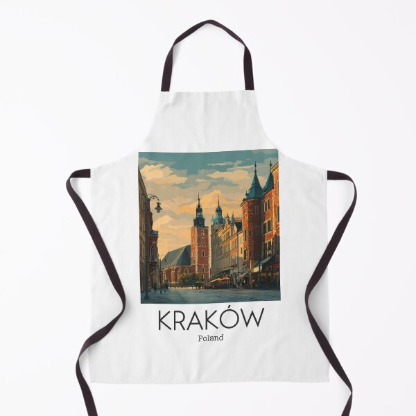 Item preview, A Vintage Illustration of Kraków - Poland designed and sold by GoodOldVintage.