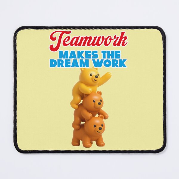 Item preview, Teamwork makes the dream work, motivation designed and sold by Mauswohn.
