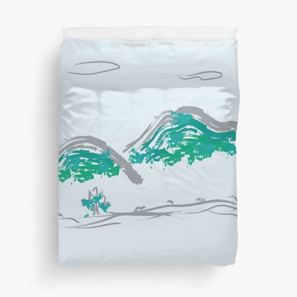 Item preview, Cool tone mountain nature designed and sold by 142design-22.