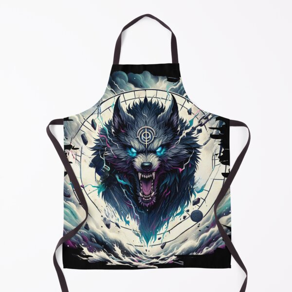 Item preview, Fenrir Norse Wolf Spirit | Celtic Mythology Power Art | Nordic Rune Lightning Beast Design designed and sold by AnalajiaDesigns.