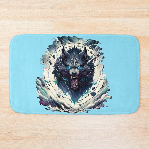 Item preview, Fenrir Norse Wolf Spirit | Celtic Mythology Power Art | Nordic Rune Lightning Beast Design designed and sold by AnalajiaDesigns.