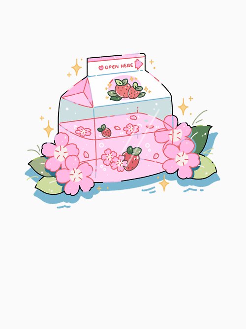 Item preview, Strawberry Milk designed and sold by frannartestudio.