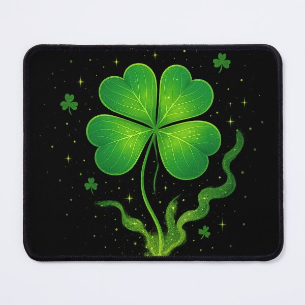 Item preview, Lucky Four-Leaf Clover with Vines designed and sold by PixelPunx.