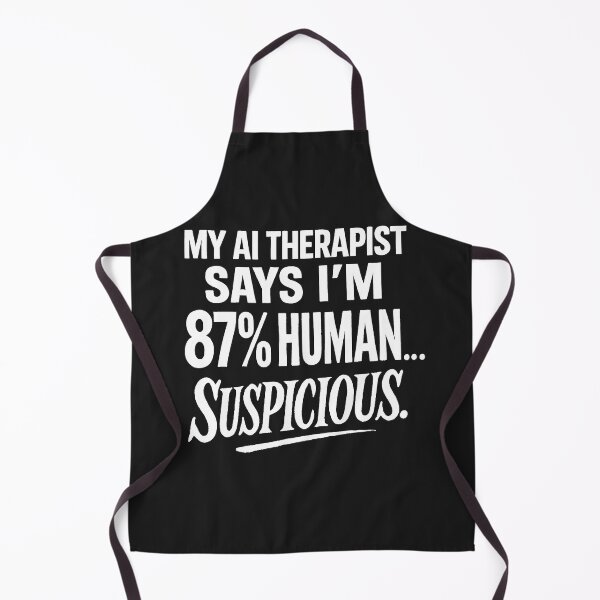 Item preview, My AI Therapist Says I'm 87% Human... Suspicious. designed and sold by Owcomm.