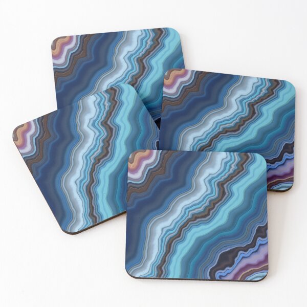 Item preview, Blue Agate Crystal Art designed and sold by bukajart.