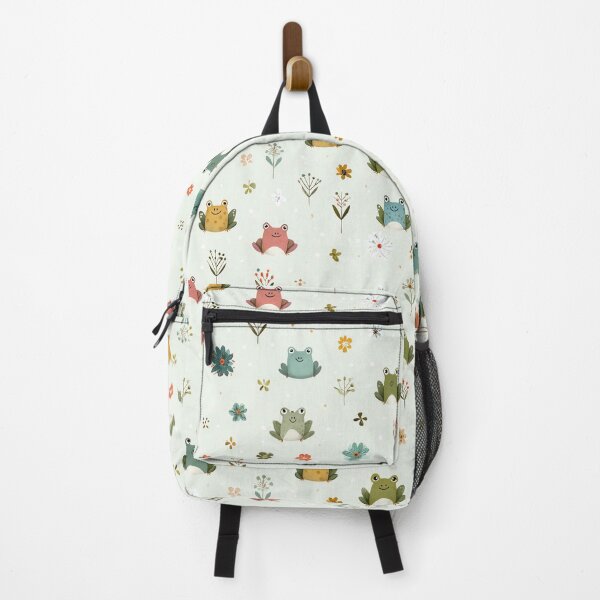 Item preview, Cute frog and flowers pattern designed and sold by Danger Design.