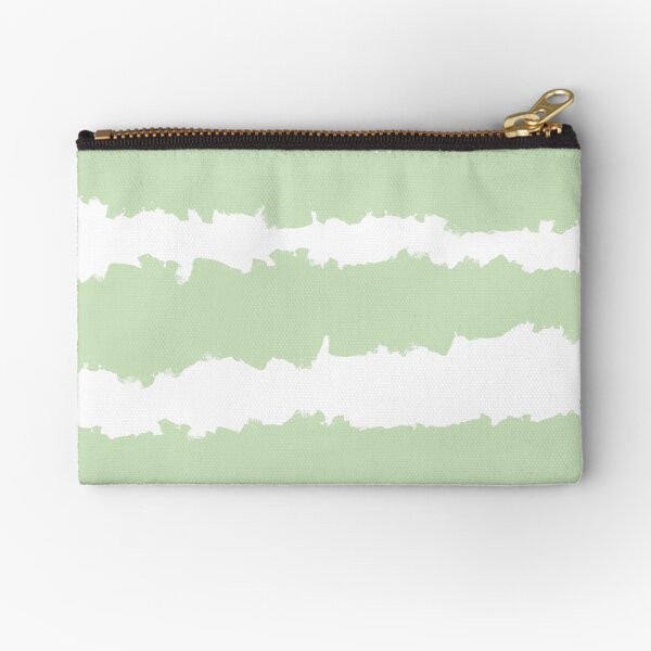 Item preview, Pastel green abstract stripes pattern on white designed and sold by Karf  ..