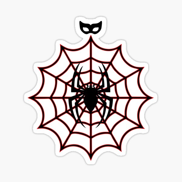 Artikel-Vorschau von „Spinnenmal – Rotes Netzsymbol“ ⭐⭐⭐⭐⭐, designt und verkauft von Loubna Design .
