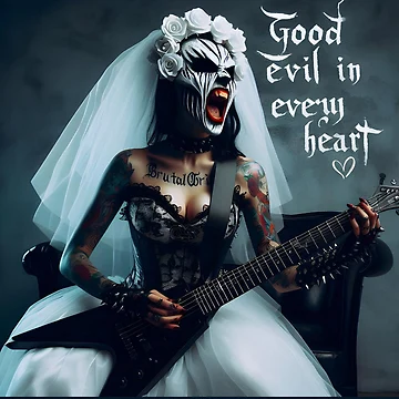 Artwork thumbnail, Gothic Bride Skull Rocker by Voodoo Store Paranormal Collections