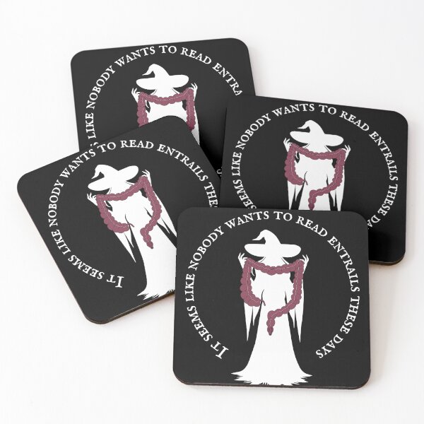 Item preview, Nobody's Reading Entrails These Days (white silhouette) designed and sold by MarshallWSL.