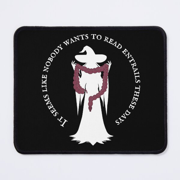 Item preview, Nobody's Reading Entrails These Days (white silhouette) designed and sold by MarshallWSL.