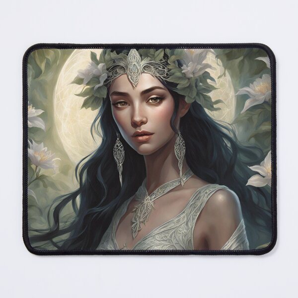 Item preview, Silver Black Elf, Elf girl,  designed and sold by GOLDENGARDENART.