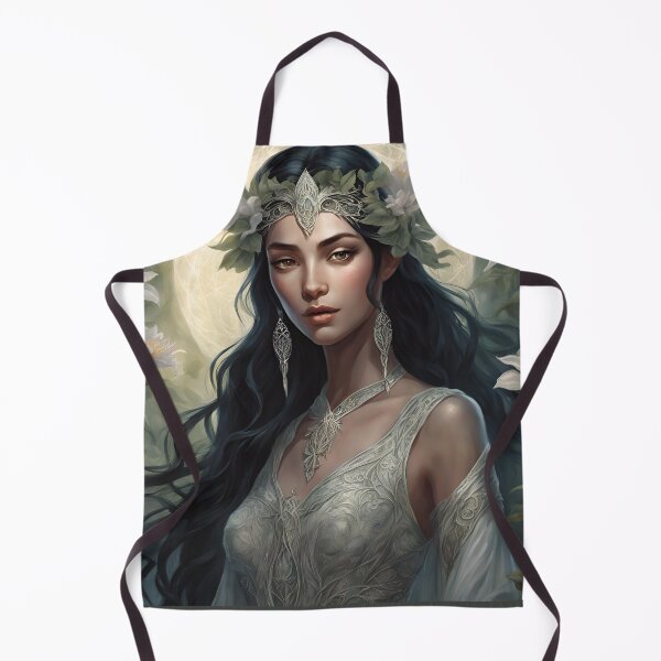 Item preview, Silver Black Elf, Elf girl, designed and sold by GOLDENGARDENART.