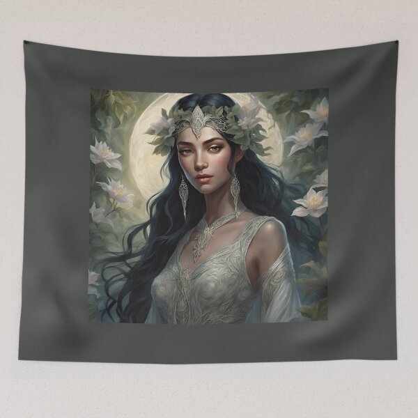 Item preview, Silver Black Elf, Elf girl,  designed and sold by GOLDENGARDENART.