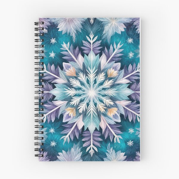 Item preview, Purple Blue Snowflake no1 designed and sold by Lizetteh.