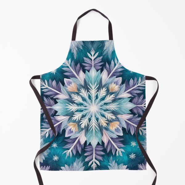 Item preview, Purple Blue Snowflake no1 designed and sold by Lizetteh.