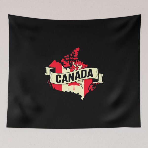 Item preview, Canada Flag Map designed and sold by Paper Drip.