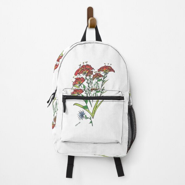 Item preview, Original Hand-Drawn Tiger Lily Art – Vibrant Orange Floral in Ink & Brush Pen designed and sold by vwalterson.