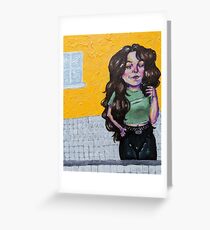 Bathroom Slefies Greeting Card