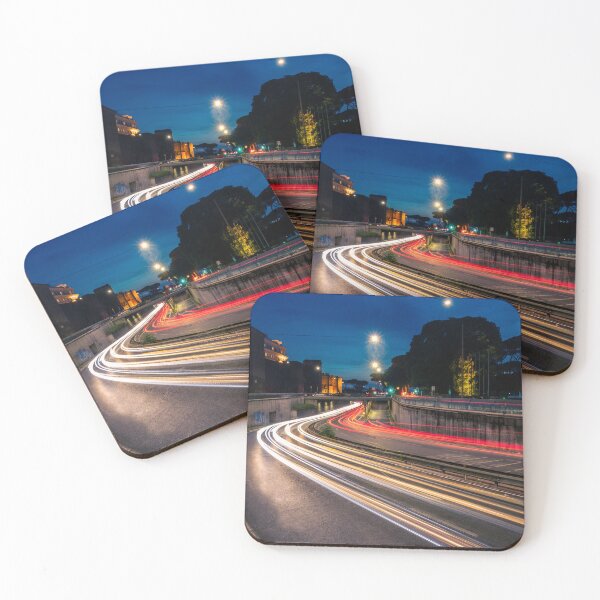 Item preview, City Traffic light trails, Long exposure night photography designed and sold by Long Exposure.
