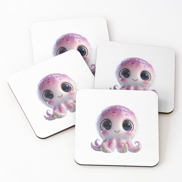 Item preview, Smiling Octopus - Kawaii Sea Life designed and sold by IssaraStudio.