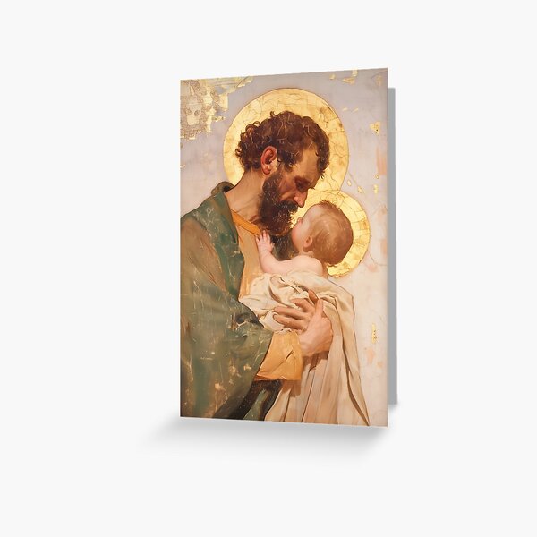 Item preview, Saint Joseph, Pillar of the Holy Family designed and sold by SanctifiedSouls.